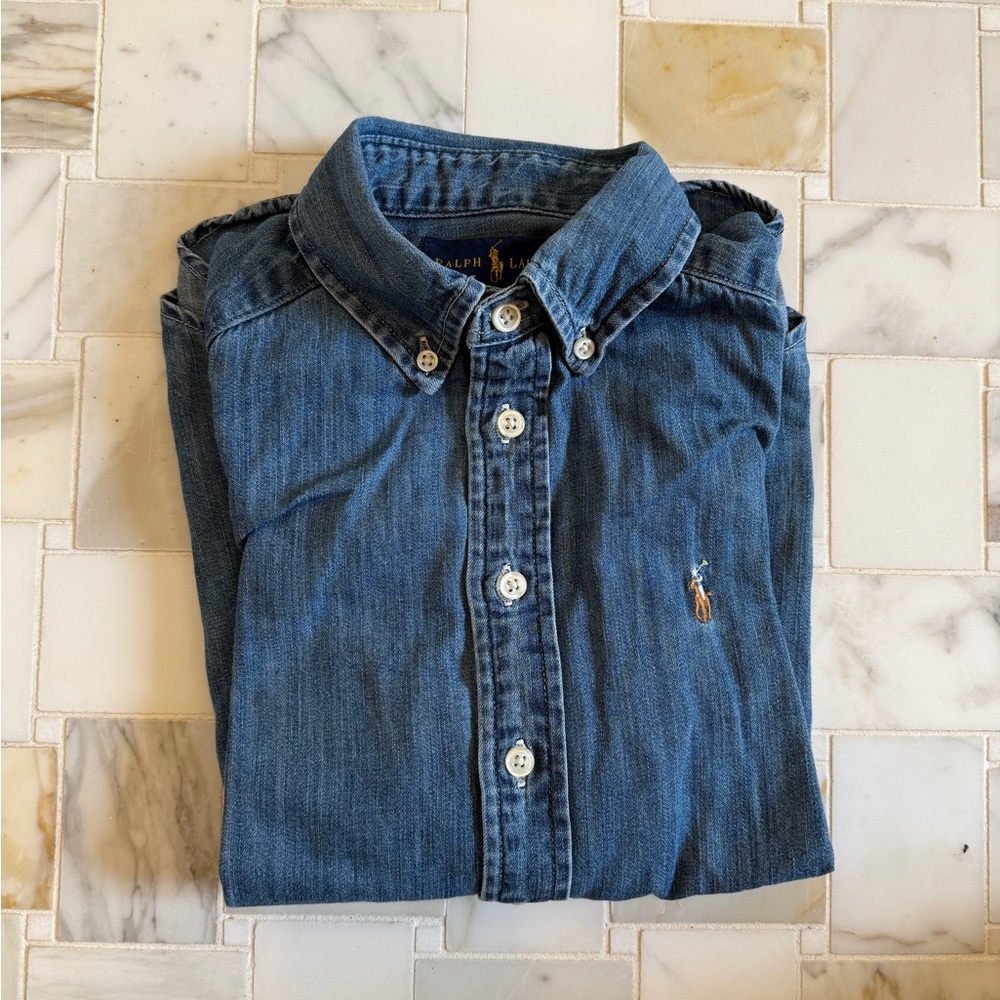 Ralph Lauren Boys Cotton Chambray Shirt